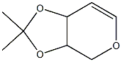 D-erythro-Pent-1-enitol,  1,5-anhydro-2-deoxy-3,4-O-(1-methylethylidene)-  (9CI) Struktur