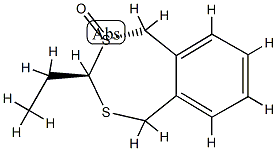 2,4-Benzodithiepin,3-ethyl-1,5-dihydro-,2-oxide,(2R,3R)-rel-(9CI) Struktur