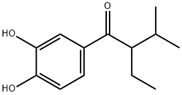 34DIHYDROXY2ETHYL3METHYLBUTYROPHENONE Struktur