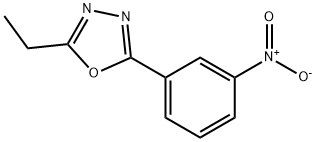 1,3,4-Oxadiazole,2-ethyl-5-(3-nitrophenyl)-(9CI) Struktur