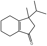 1H-Inden-1-one,2,3,4,5,6,7-hexahydro-3-methyl-3-(1-methylethyl)-(9CI) Struktur