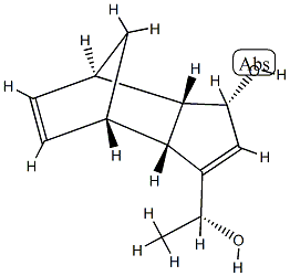 4,7-Methano-1H-indene-3-methanol,3a,4,7,7a-tetrahydro-1-hydroxy--alpha--methyl-,(-alpha-R,1S,3aR,4S,7R,7aS)-rel-(9CI) Struktur