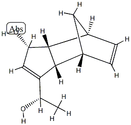 4,7-Methano-1H-indene-3-methanol,3a,4,7,7a-tetrahydro-1-hydroxy--alpha--methyl-,(-alpha-S,1R,3aS,4R,7S,7aR)-(9CI) Struktur