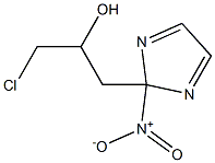 α-(Chloromethyl)-2-nitro-2H-imidazole-2-ethanol Struktur