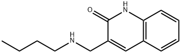 3-[(butylamino)methyl]quinolin-2-ol Struktur