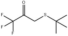 2-Propanone,3-[(1,1-dimethylethyl)thio]-1,1,1-trifluoro-(9CI) Struktur