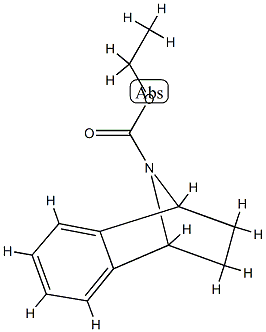 1,2,3,4-Tetrahydro-1,4-epiminonaphthalene-9-carboxylic acid ethyl ester Struktur