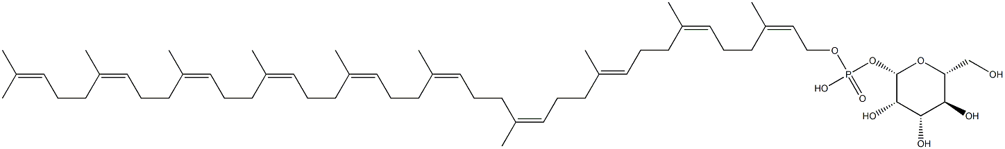 mannosylphosphoryldecaprenol Struktur