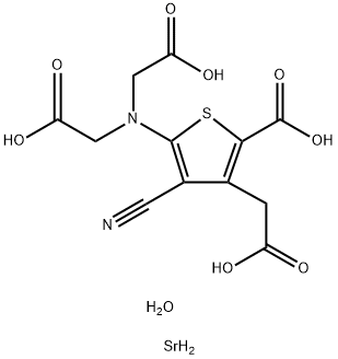 Strontium Ranelate Hydrate Struktur