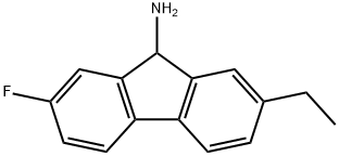 9H-Fluoren-9-amine,2-ethyl-7-fluoro-(9CI) Struktur