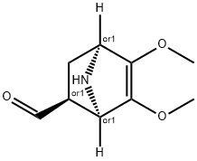 7-Azabicyclo[2.2.1]hept-5-ene-2-carboxaldehyde,5,6-dimethoxy-,(1R,2S,4S)-rel-(9CI) Struktur