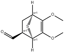 7-Thiabicyclo[2.2.1]hept-5-ene-2-carboxaldehyde,5,6-dimethoxy-,(1R,2R,4S)-rel-(9CI) Struktur