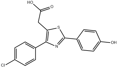 4-hydroxyfentiazac Struktur