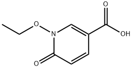 3-Pyridinecarboxylicacid,1-ethoxy-1,6-dihydro-6-oxo-(9CI) Struktur