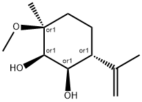 1,2-Cyclohexanediol,3-methoxy-3-methyl-6-(1-methylethenyl)-,(1R,2R,3S,6R)-rel-(9CI) Struktur