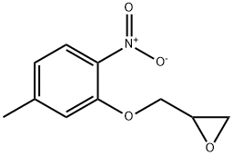 2-[(5-methyl-2-nitrophenoxy)methyl]oxirane Struktur