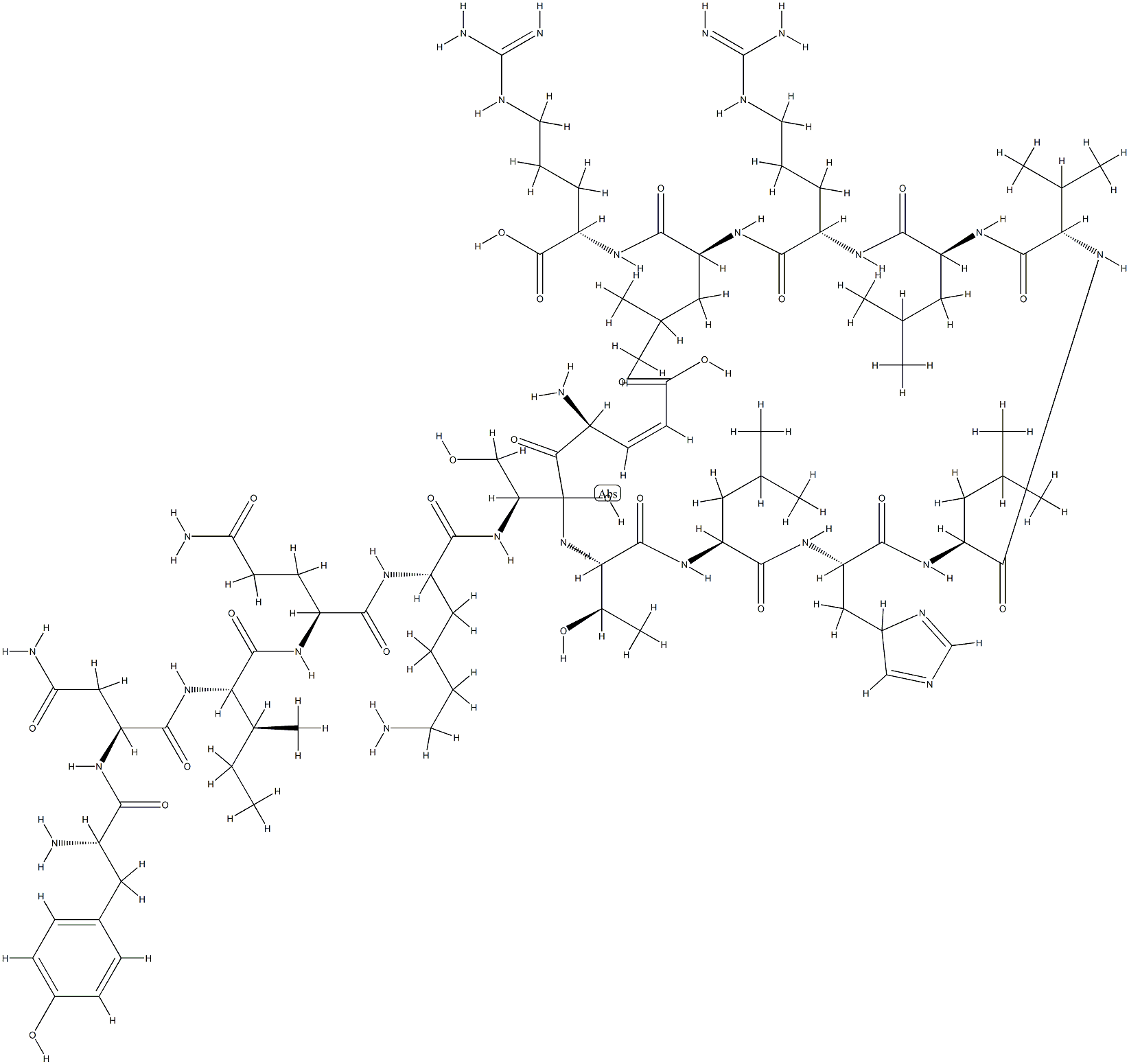 ubiquitin hexadecapeptide Struktur