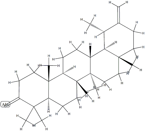 (18α,19α)-5α-Urs-20(30)-en-3-one Struktur