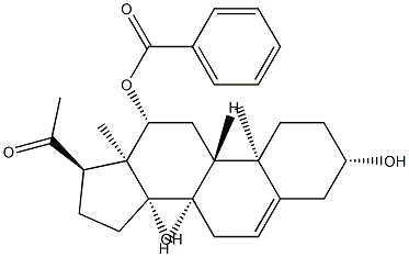 Benzoylramanone Struktur