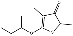 3(2H)-Thiophenone,2,4-dimethyl-5-(1-methylpropoxy)-(9CI) Struktur