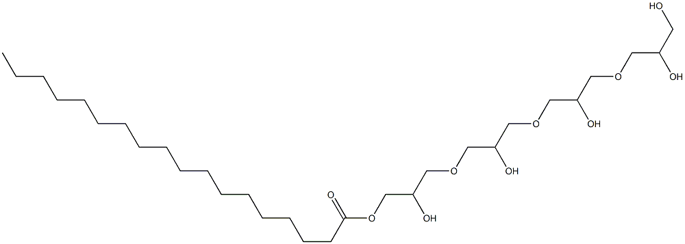 POLYGLYCERYL-4 STEARATE Struktur