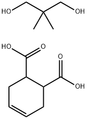 4-Cyclohexene-1,2-dicarboxylic acid, ester with 2,2-dimethyl-1,3-propanediol Struktur