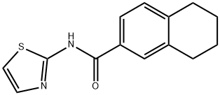 2-Naphthalenecarboxamide,5,6,7,8-tetrahydro-N-2-thiazolyl-(9CI) Struktur