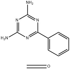 Formaldehyde, polymer with 6-phenyl-1,3,5-triazine-2,4-diamine, methylated Struktur