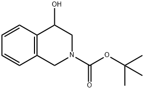 N-Boc-4-hydroxy-3,4-dihydro-1H-isoquinoline Struktur