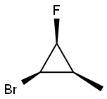 Cyclopropane, 1-bromo-2-fluoro-3-methyl-, (1R,2S,3R)-rel- (9CI) Struktur