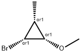 Cyclopropane, 1-bromo-2-methoxy-3-methyl-, (1R,2S,3R)-rel- (9CI) Struktur