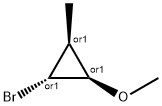 Cyclopropane, 1-bromo-2-methoxy-3-methyl-, (1R,2R,3S)-rel- (9CI) Struktur