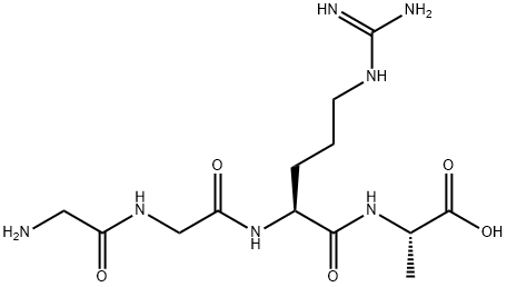H-Gly-Gly-Arg-Ala-OH Struktur