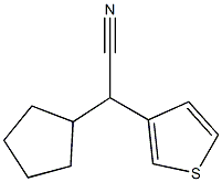 3-Thiopheneacetonitrile,-alpha--cyclopentyl-(9CI) Struktur