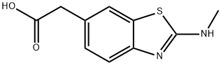 6-Benzothiazoleaceticacid,2-(methylamino)-(9CI) Struktur