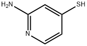 4-Pyridinethiol,2-amino-(9CI) Struktur