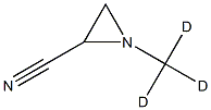 1-[(2H3)Methyl]aziridine-2-carbonitrile Struktur