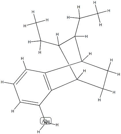 1,4-Ethanonaphthalen-5-amine,2,3-diethyl-1,2,3,4-tetrahydro-(9CI) Struktur