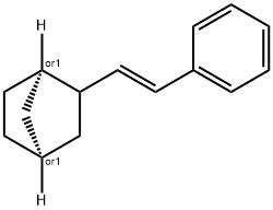 Bicyclo[2.2.1]heptane, 2-[(1E)-2-phenylethenyl]-, (1R,4S)-rel- (9CI) Struktur