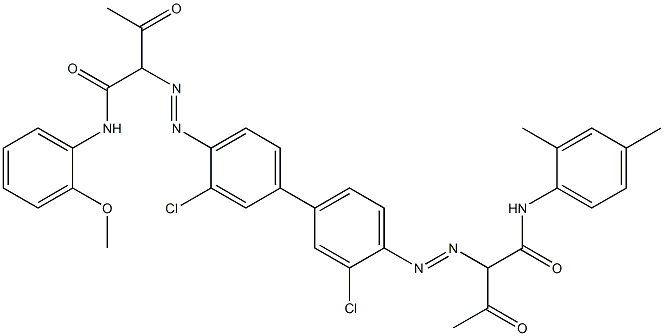 Pigment Yellow 127 Struktur