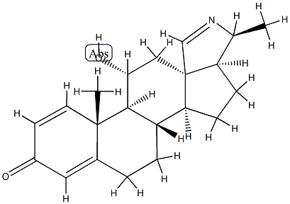 11α-Hydroxy-23-norconanine-1,4,18(22)-trien-3-one Struktur