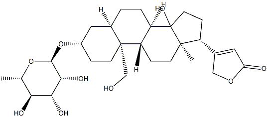 cannogenol-3-O-alpha-L-rhamnoside Struktur