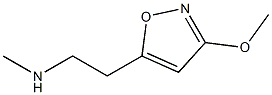 5-Isoxazoleethanamine,3-methoxy-N-methyl-(9CI) Struktur