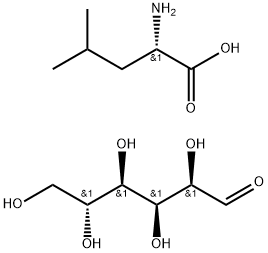 l-Leucine, reaction products with d-glucose Struktur