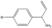 1-(4-bromophenyl)prop-2-en-1-amine Struktur