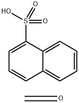 1-Naphthalenesulfonic acid, polymer with formaldehyde, calcium salt Struktur