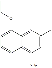 4-Quinolinamine,8-ethoxy-2-methyl-(9CI) Struktur