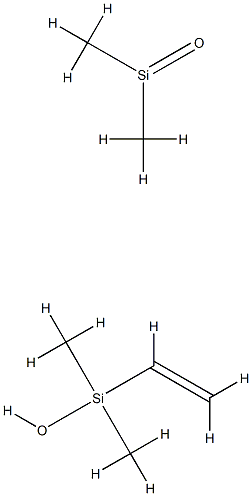 POLYDIMETHYLSILOXANES, VINYLDIMETHYLSILOXY TERM Struktur