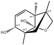 3,7-Methanobenzofuran-6,7a(2H)-diol,3,3a,6,7-tetrahydro-3,7-dimethyl-,(3R,3aS,6R,7S,7aR)-rel-(9CI) Struktur