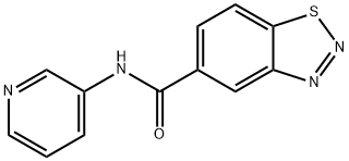 1,2,3-Benzothiadiazole-5-carboxamide,N-3-pyridinyl-(9CI) Struktur